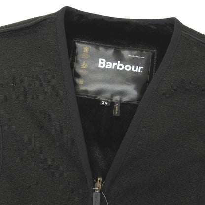 【中古】バブアー Barbour アクリルポリエステル ジップアップ ファー ライナーベスト ブラック【サイズ34】【 状態ランクA 】【 メンズ 】