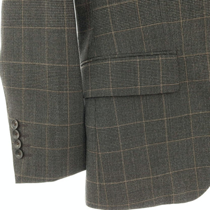 【中古】スーツセレクト SUIT SELECT ウール チェック 2つボタンスーツ グレー【サイズA4】【 状態ランクA 】【 メンズ 】