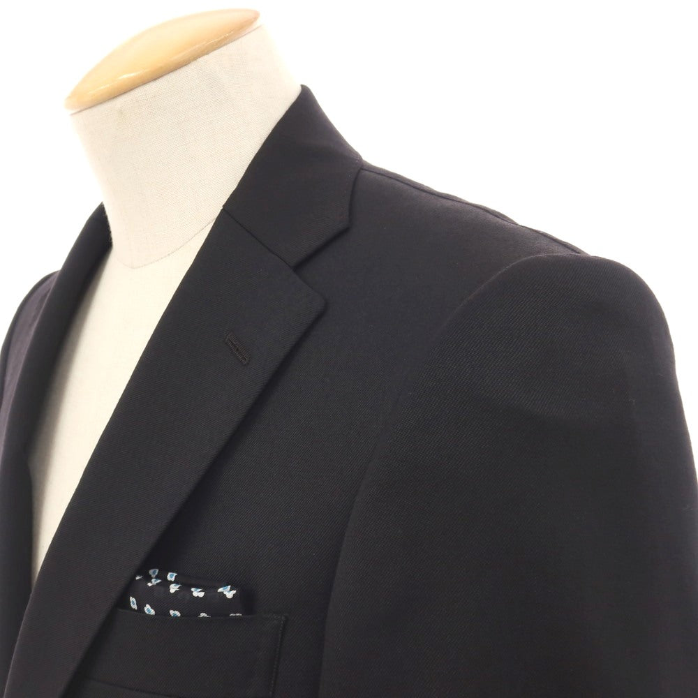 【中古】アザブテーラー azabu tailor ウール 2つボタン フォーマルスーツ ブラック【サイズ上42/下79】【 状態ランクB 】【 メンズ 】