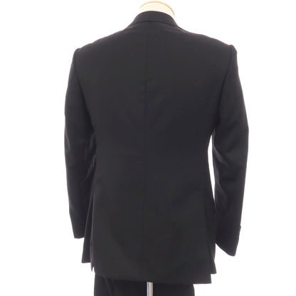 【中古】アザブテーラー azabu tailor ウール 2つボタン フォーマルスーツ ブラック【サイズ上42/下79】【 状態ランクB 】【 メンズ 】