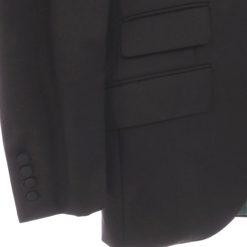 【中古】アザブテーラー azabu tailor ウール 2つボタン フォーマルスーツ ブラック【サイズ上42/下79】【 状態ランクB 】【 メンズ 】