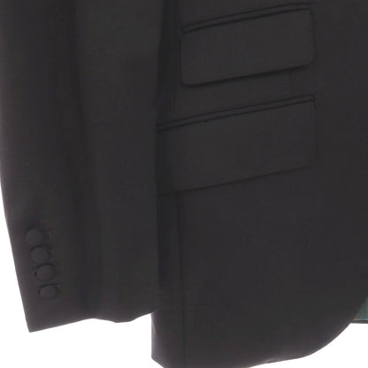 【中古】アザブテーラー azabu tailor ウール 2つボタン フォーマルスーツ ブラック【サイズ上42/下79】【 状態ランクB 】【 メンズ 】