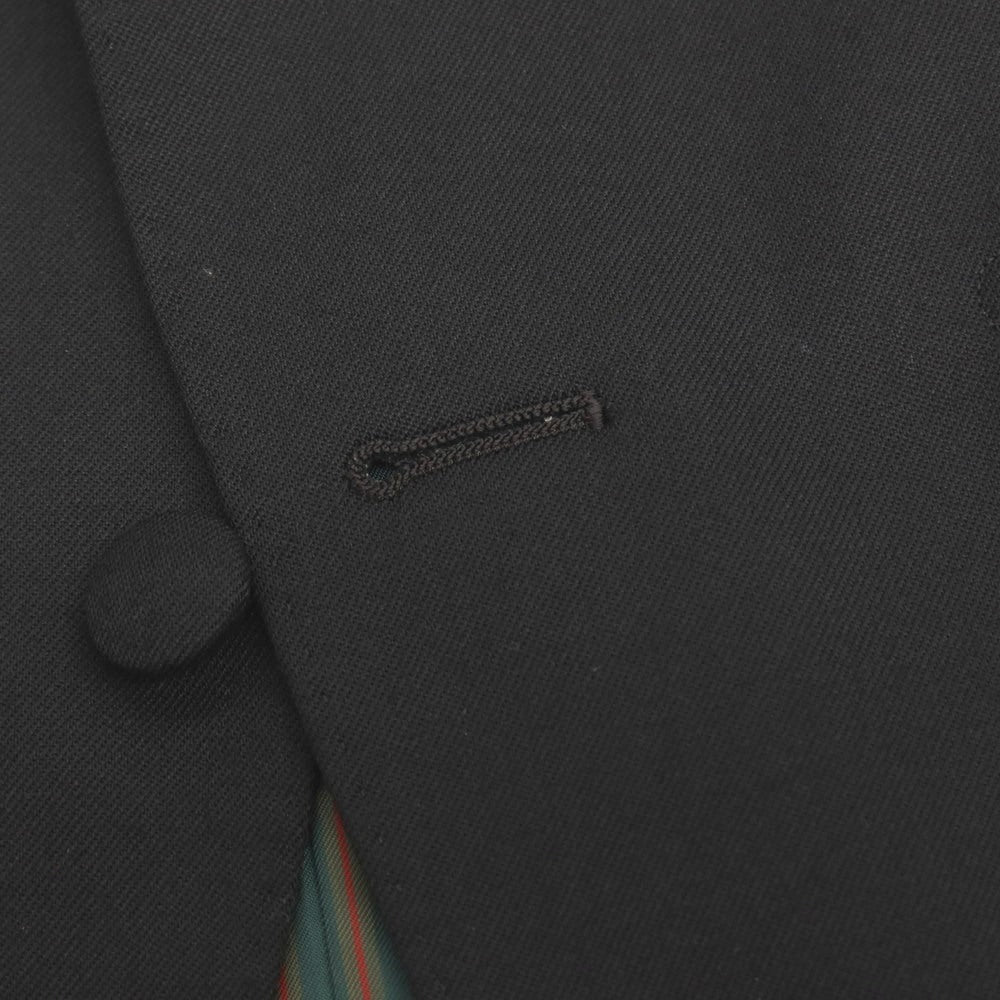 【中古】アザブテーラー azabu tailor ウール 2つボタン フォーマルスーツ ブラック【サイズ上42/下79】【 状態ランクB 】【 メンズ 】
