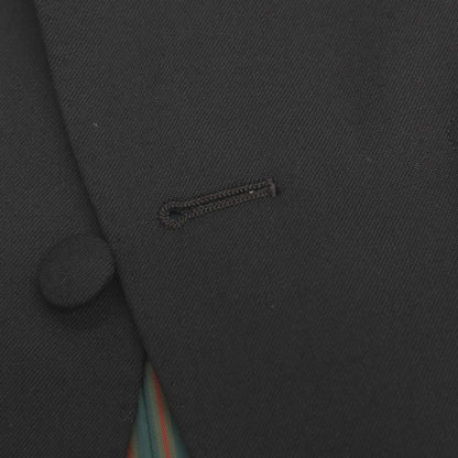 【中古】アザブテーラー azabu tailor ウール 2つボタン フォーマルスーツ ブラック【サイズ上42/下79】【 状態ランクB 】【 メンズ 】