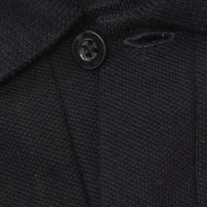 【中古】【未使用】フレッドペリー FRED PERRY コットン 鹿の子 半袖ポロシャツ ブラック【サイズ38】【 状態ランクS 】【 メンズ 】
