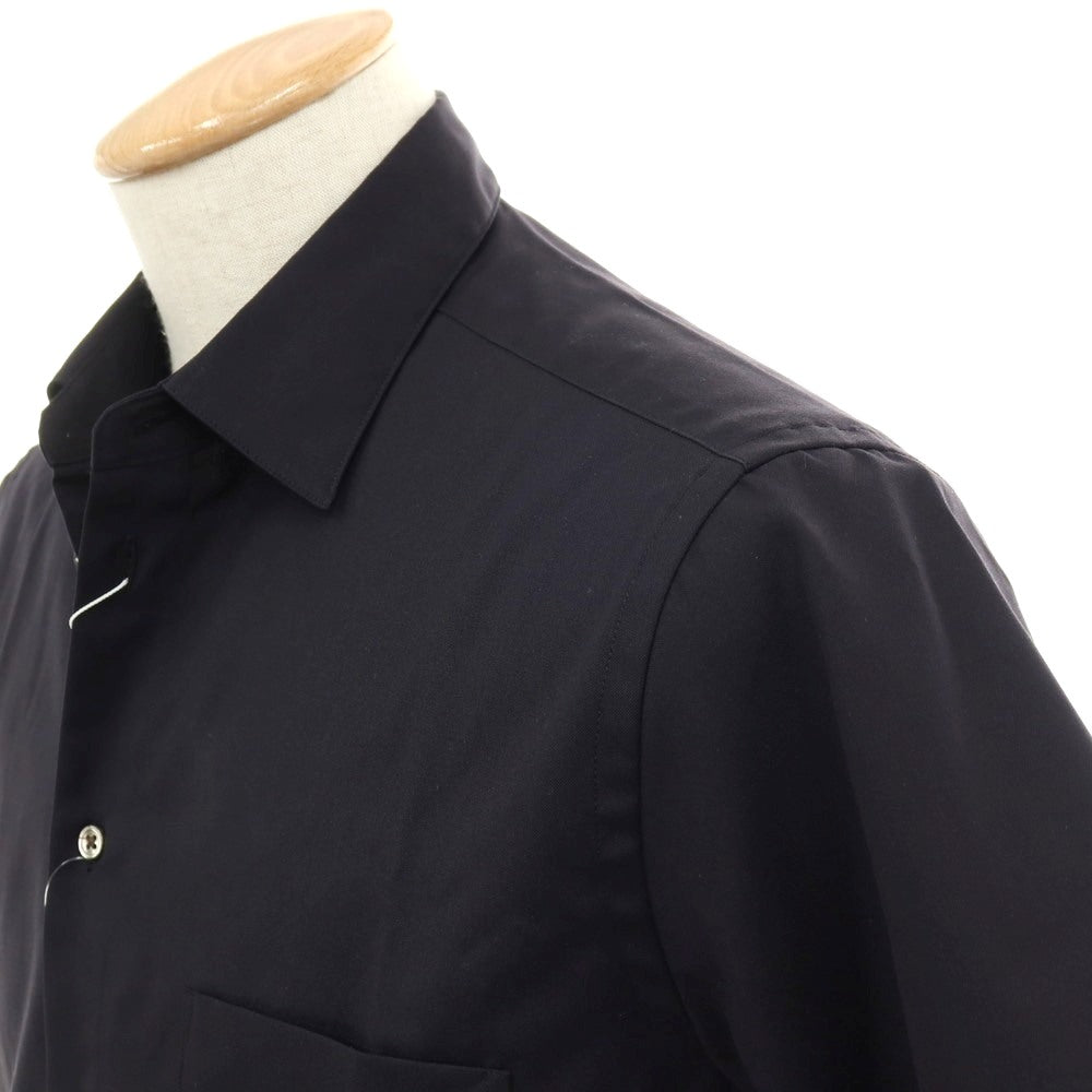 【中古】【未使用】ビューティアンドユースユナイテッドアローズ BEAUTY&amp;YOUTH UNITED ARROWS コットン ショートカラー 半袖シャツ ブラック【サイズＳ】【 状態ランクS 】【 メンズ 】