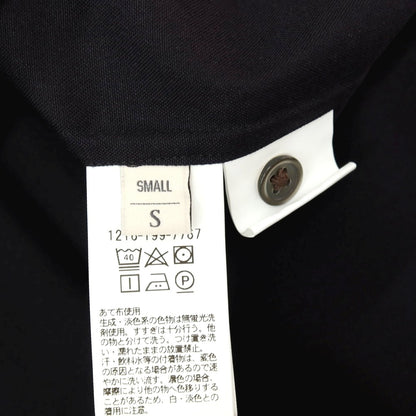 【中古】【未使用】ビューティアンドユースユナイテッドアローズ BEAUTY&amp;YOUTH UNITED ARROWS コットン ショートカラー 半袖シャツ ブラック【サイズＳ】【 状態ランクS 】【 メンズ 】