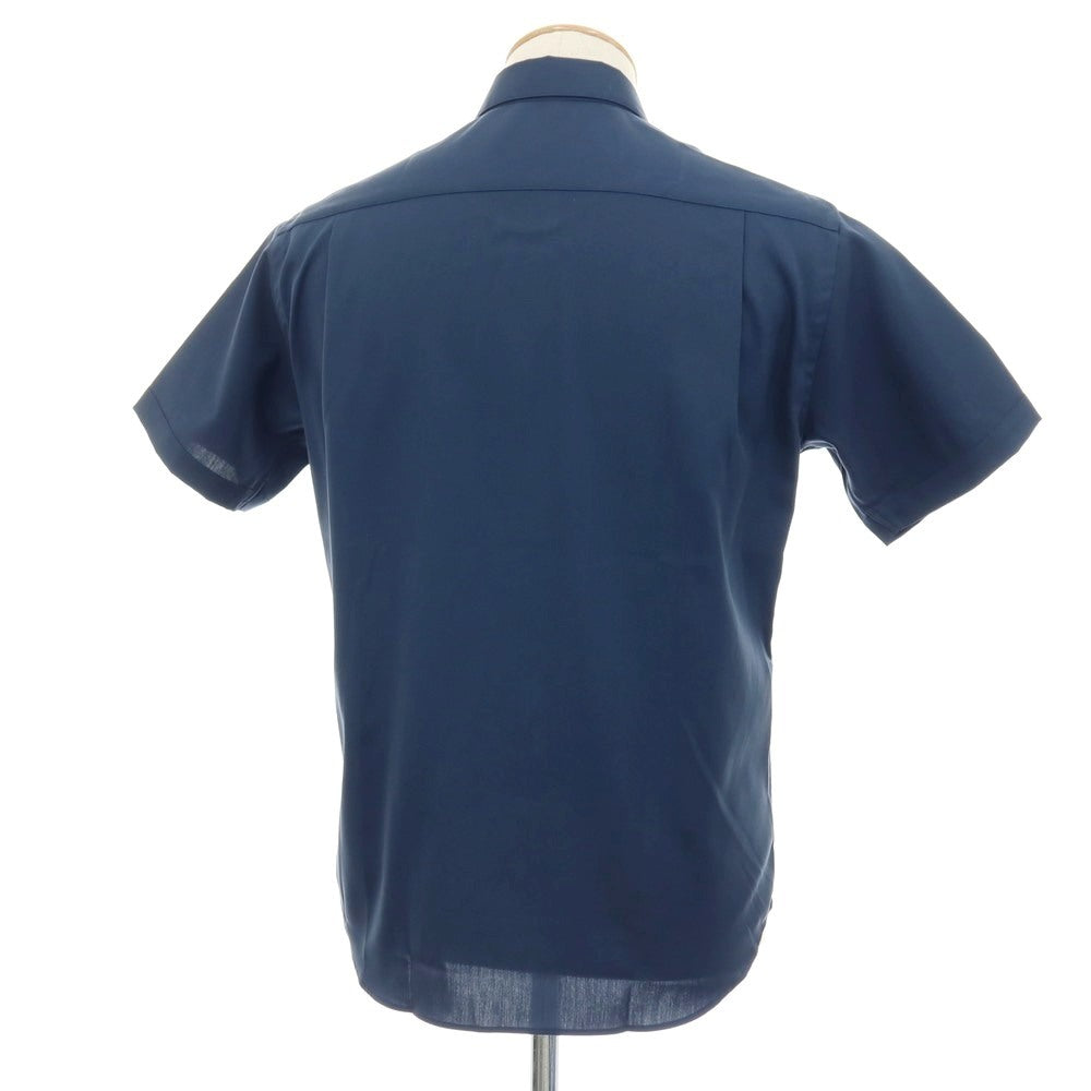 【中古】【未使用】ビューティアンドユースユナイテッドアローズ BEAUTY&amp;YOUTH UNITED ARROWS コットン ショートカラー 半袖シャツ ライトネイビー【サイズＳ】【 状態ランクS 】【 メンズ 】