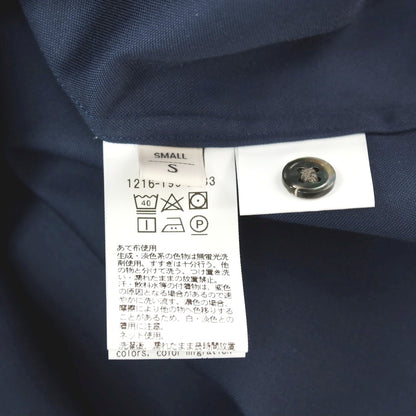 【中古】【未使用】ビューティアンドユースユナイテッドアローズ BEAUTY&amp;YOUTH UNITED ARROWS コットン ショートカラー 半袖シャツ ライトネイビー【サイズＳ】【 状態ランクS 】【 メンズ 】