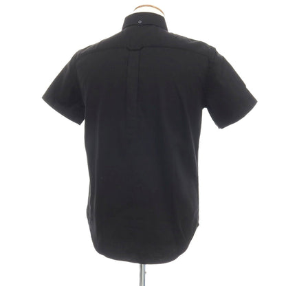 【中古】【未使用】ヴィンテージイーエル VINTAGE.E.L コットン オックスフォード ボタンダウン 半袖シャツ ブラック【サイズM】【 状態ランクS 】【 メンズ 】