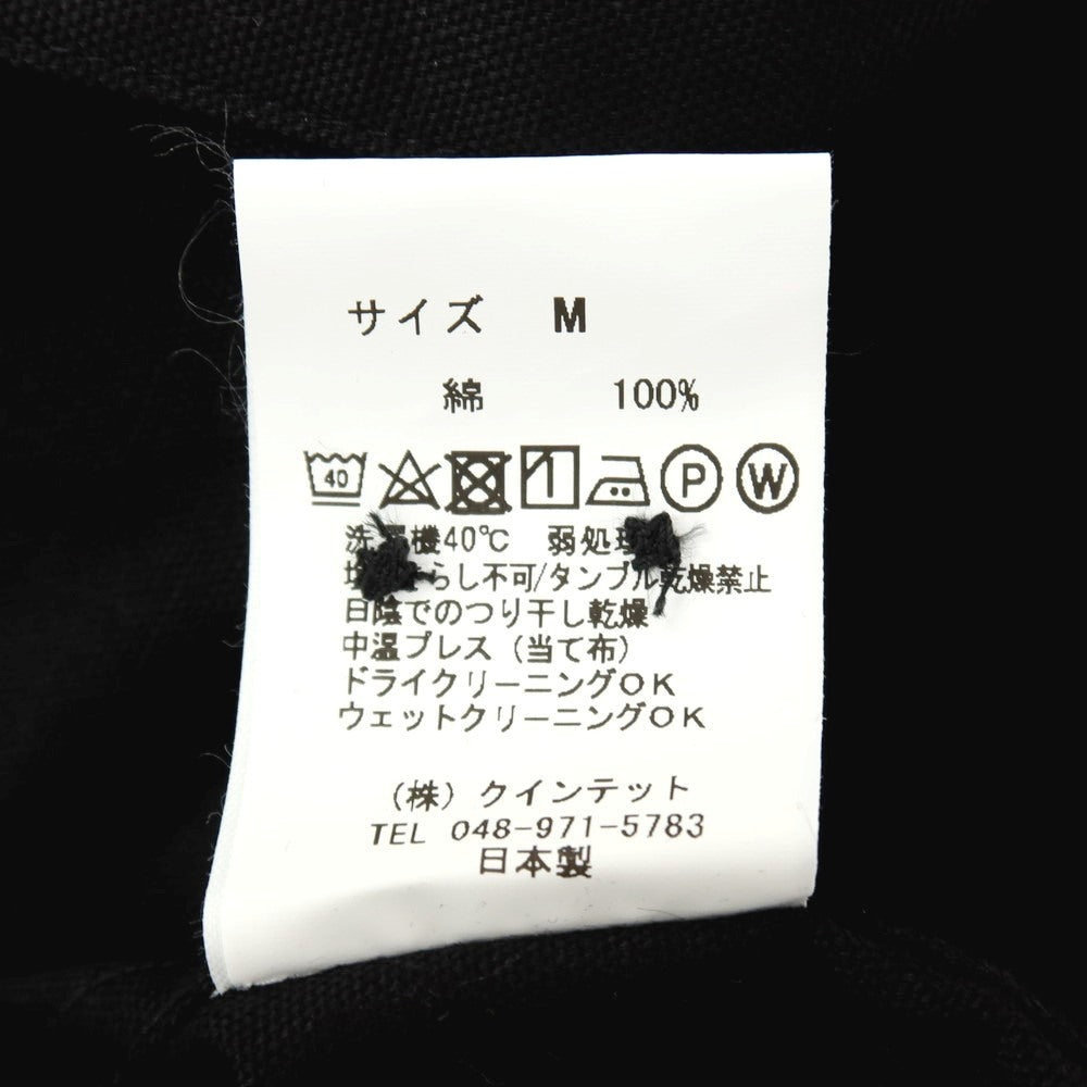 【中古】【未使用】ヴィンテージイーエル VINTAGE.E.L コットン オックスフォード ボタンダウン 半袖シャツ ブラック【サイズM】【 状態ランクS 】【 メンズ 】