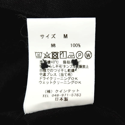 【中古】【未使用】ヴィンテージイーエル VINTAGE.E.L コットン オックスフォード ボタンダウン 半袖シャツ ブラック【サイズM】【 状態ランクS 】【 メンズ 】
