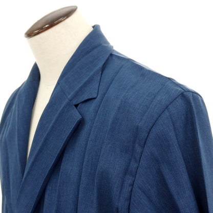 【中古】オム プリッセ イッセイミヤケ HOMME PLISSE ISSEY MIYAKE 2026年春夏 アコーディオンプリーツ加工 2B カジュアルジャケット ネイビー【サイズ表記なし（L位）】【 状態ランクA 】【 メンズ 】