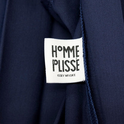 【中古】オム プリッセ イッセイミヤケ HOMME PLISSE ISSEY MIYAKE 2026年春夏 アコーディオンプリーツ加工 2B カジュアルジャケット ネイビー【サイズ表記なし（L位）】【 状態ランクA 】【 メンズ 】