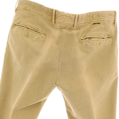 【中古】インコテックス スラックス INCOTEX SLACKS ガーメントダイ ストレッチ コットン カジュアルスラックスパンツ ベージュ【サイズ34】【 状態ランクD 】【 メンズ 】