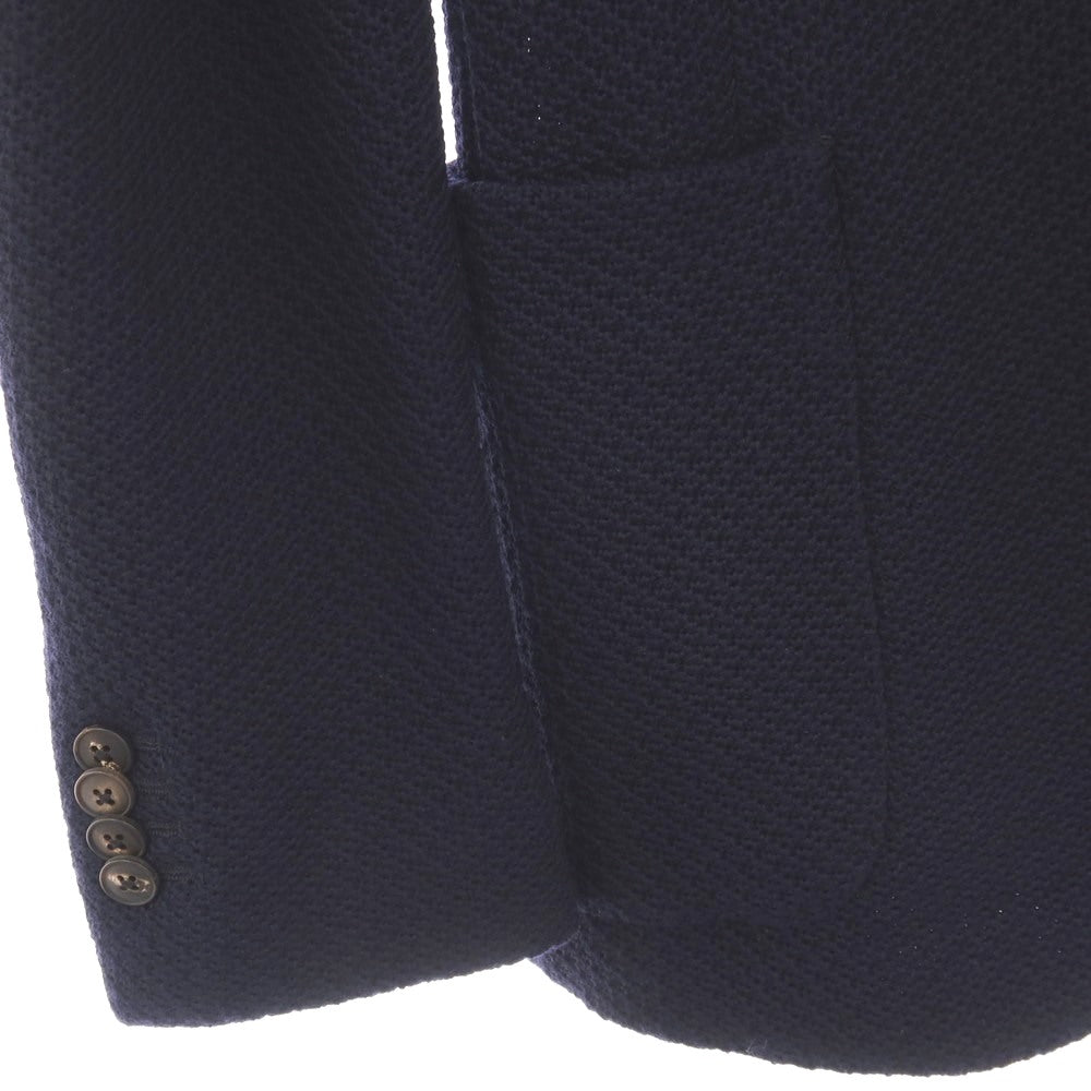 【中古】ボリオリ BOGLIOLI CASATI ウール 2B ニットジャケット ネイビー【サイズ46】【 状態ランクB 】【 メンズ 】