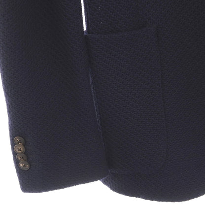 【中古】ボリオリ BOGLIOLI CASATI ウール 2B ニットジャケット ネイビー【サイズ46】【 状態ランクB 】【 メンズ 】