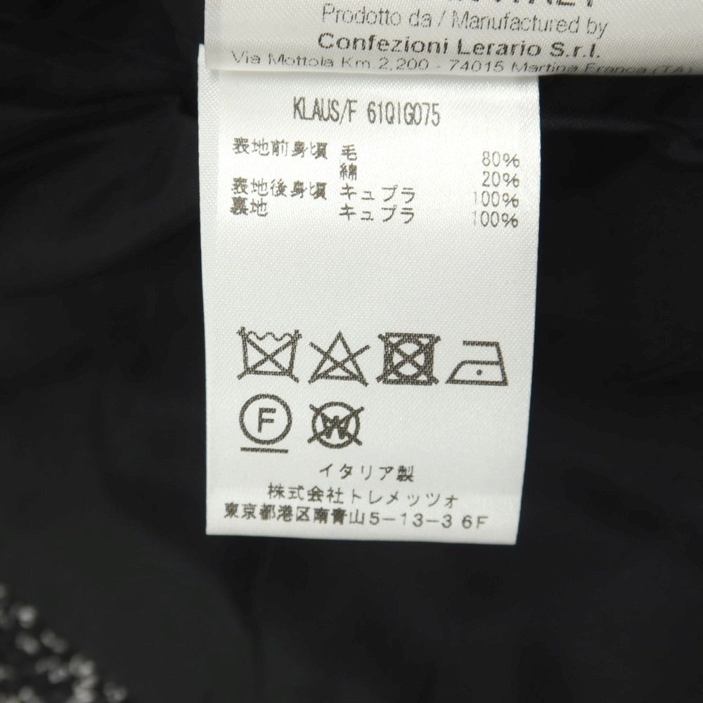 【中古】タリアトーレ TAGLIATORE ウールコットン チェック ダブル8B ドレス系ジレ ベスト ブラックxホワイト【サイズ46/R】【 状態ランクB 】【 メンズ 】