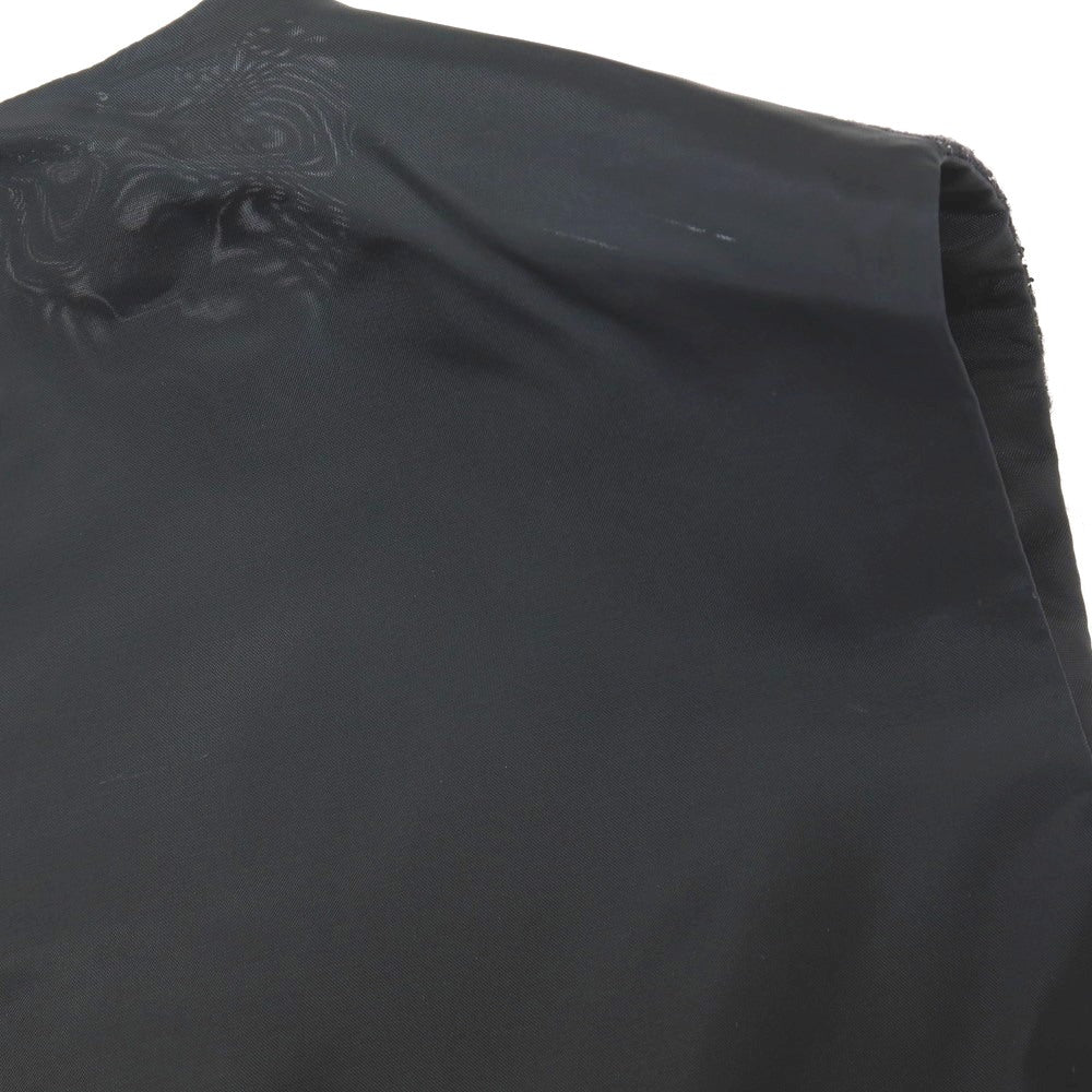 【中古】タリアトーレ TAGLIATORE ウールコットン チェック ダブル8B ドレス系ジレ ベスト ブラックxホワイト【サイズ46/R】【 状態ランクB 】【 メンズ 】