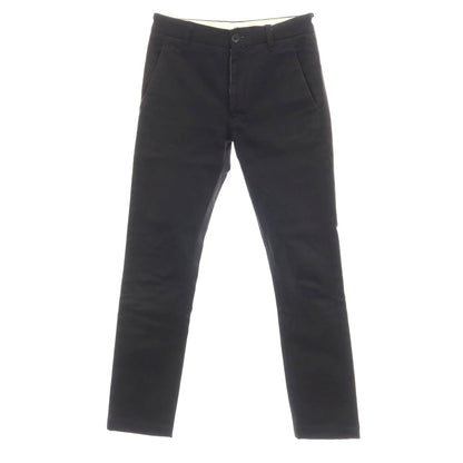 【中古】クロ KURO ストレッチ コットン チノパンツ ブラック【サイズ28】【 状態ランクC 】【 メンズ 】