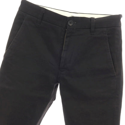 【中古】クロ KURO ストレッチ コットン チノパンツ ブラック【サイズ28】【 状態ランクC 】【 メンズ 】