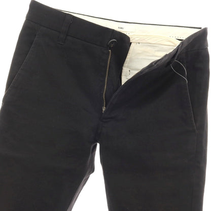 【中古】クロ KURO ストレッチ コットン チノパンツ ブラック【サイズ28】【 状態ランクC 】【 メンズ 】