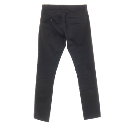 【中古】クロ KURO ストレッチ コットン チノパンツ ブラック【サイズ28】【 状態ランクC 】【 メンズ 】