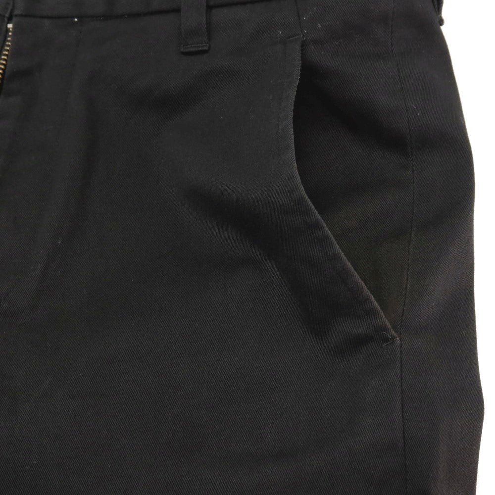 【中古】クロ KURO ストレッチ コットン チノパンツ ブラック【サイズ28】【 状態ランクC 】【 メンズ 】