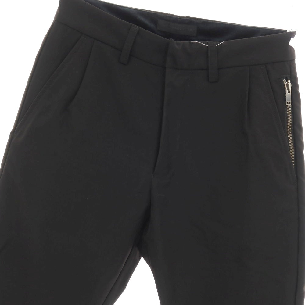 【中古】ジュンハシモト junhashimoto ポリエステル カジュアルスラックスパンツ ブラック【サイズ2】【 状態ランクC 】【 メンズ 】