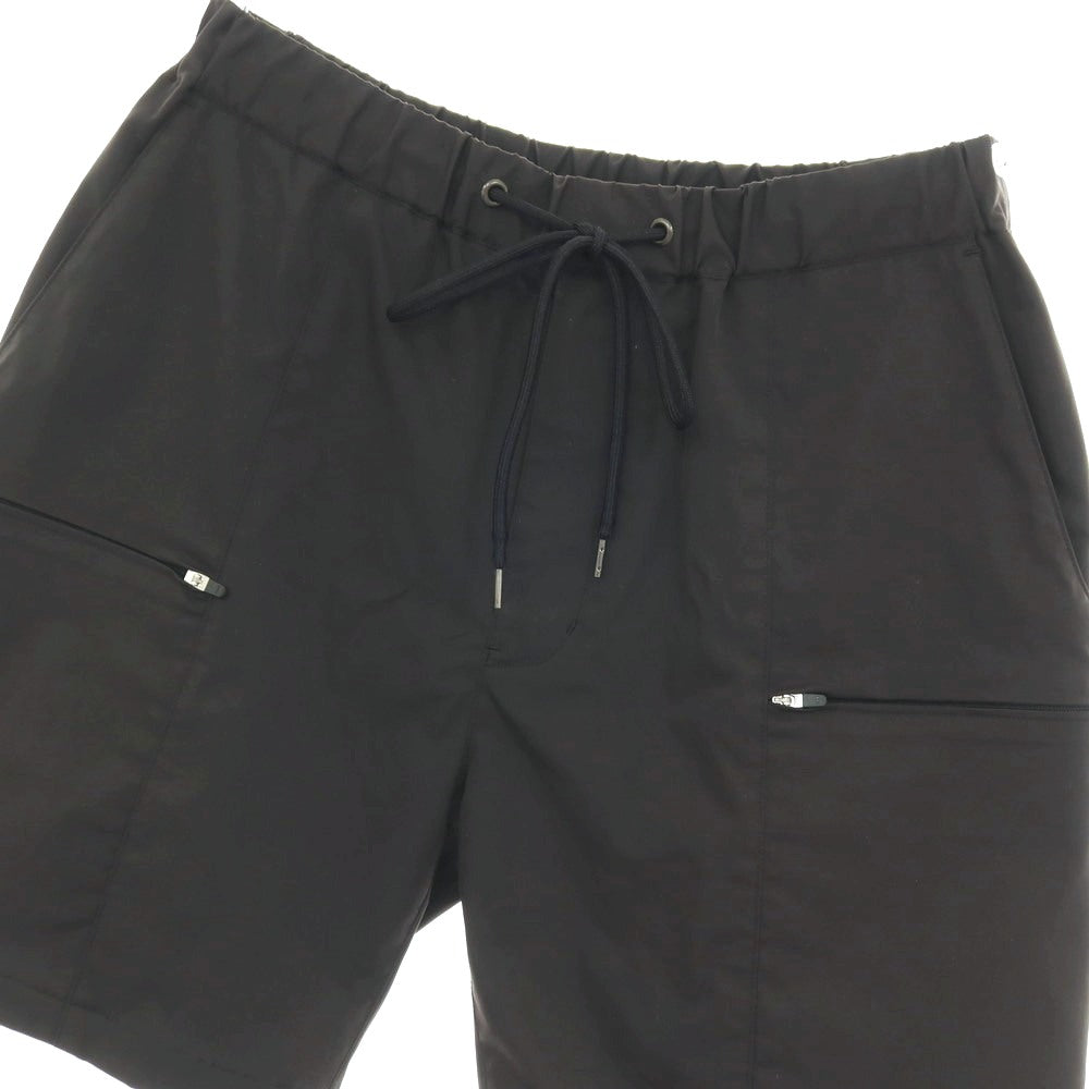 【中古】ジュンハシモト junhashimoto ポリエステル イージー ショートパンツ ブラック【サイズ2】【 状態ランクC 】【 メンズ 】