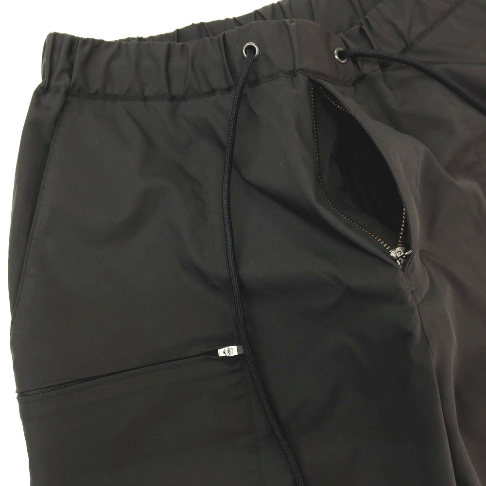 【中古】ジュンハシモト junhashimoto ポリエステル イージー ショートパンツ ブラック【サイズ2】【 状態ランクC 】【 メンズ 】