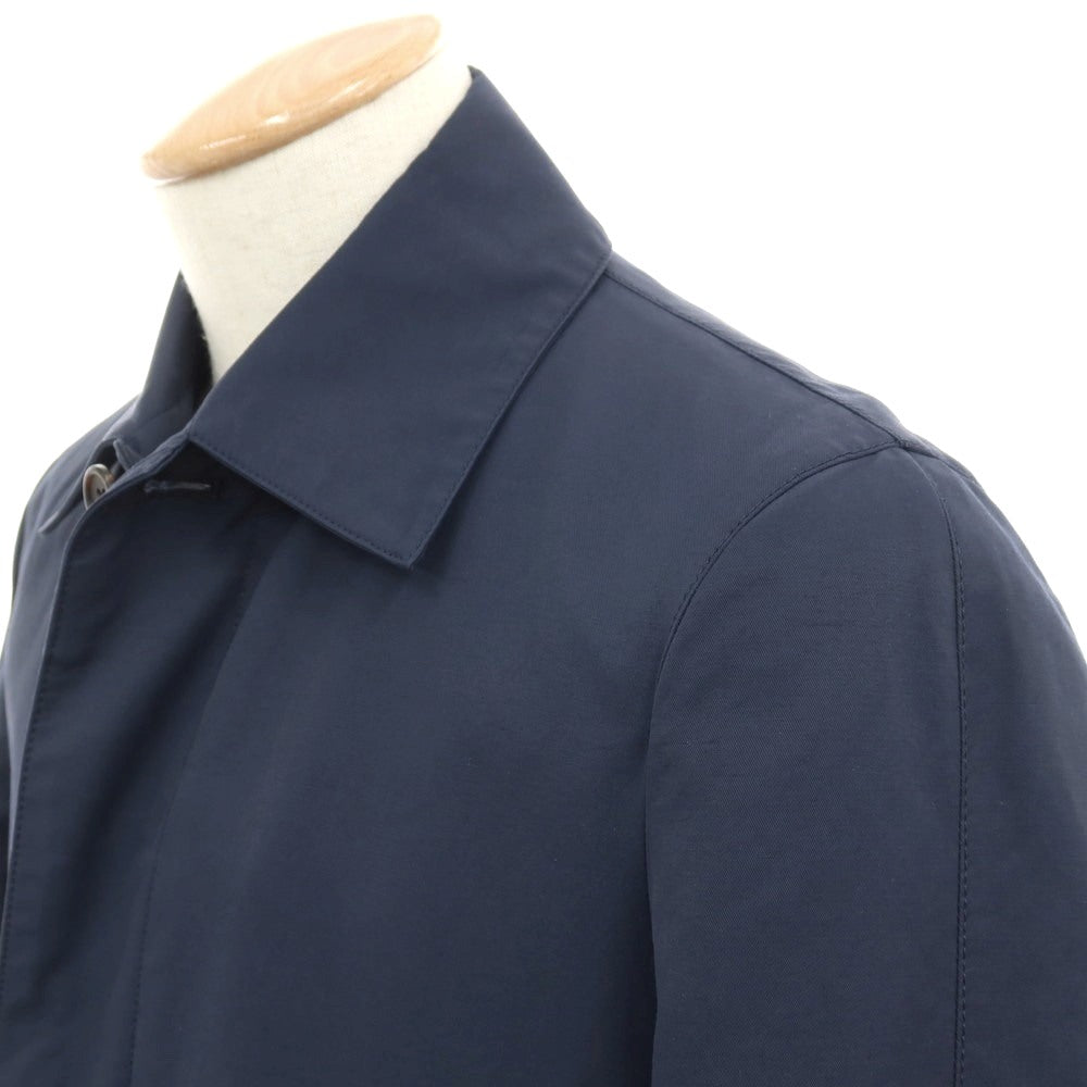 【中古】ポールスミスコレクション PAUL SMITH COLLECTION コットンナイロン ステンカラーコート ネイビー【サイズS】【 状態ランクC 】【 メンズ 】