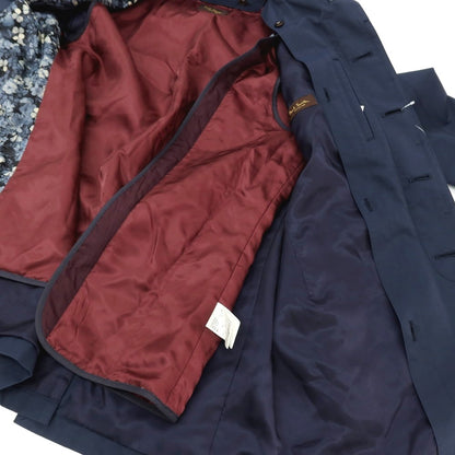 【中古】ポールスミスコレクション PAUL SMITH COLLECTION コットンナイロン ステンカラーコート ネイビー【サイズS】【 状態ランクC 】【 メンズ 】