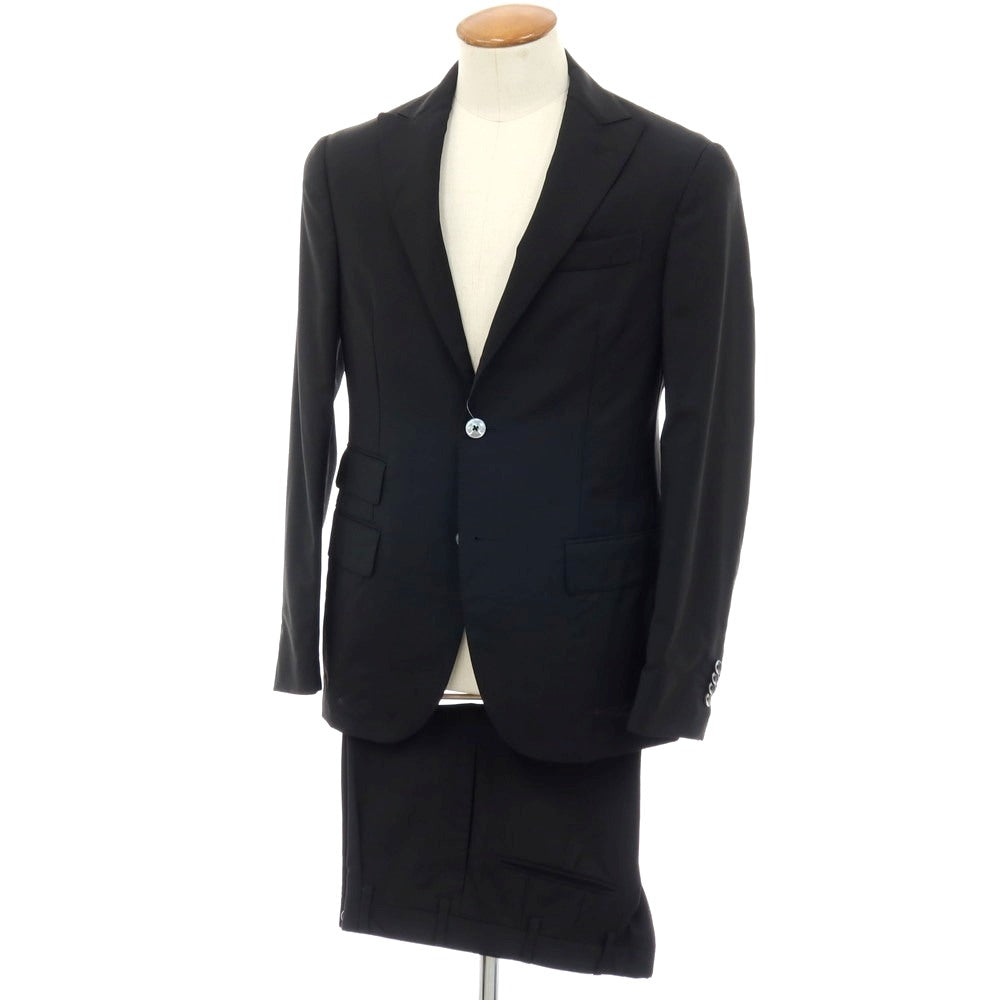 【中古】ザ ジジ THE GIGI ウールモヘヤ 2つボタンスーツ ブラック【サイズ46】【 状態ランクB 】【 メンズ 】