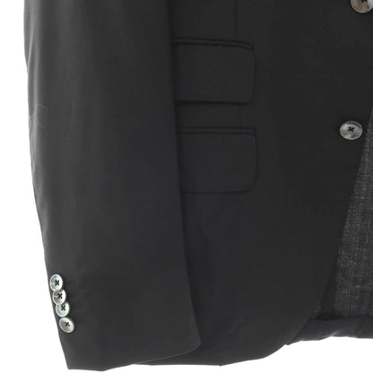 【中古】ザ ジジ THE GIGI ウールモヘヤ 2つボタンスーツ ブラック【サイズ46】【 状態ランクB 】【 メンズ 】
