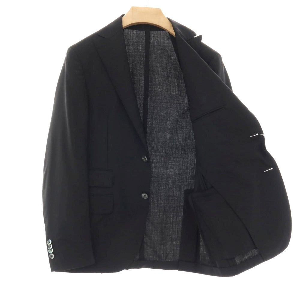 【中古】ザ ジジ THE GIGI ウールモヘヤ 2つボタンスーツ ブラック【サイズ46】【 状態ランクB 】【 メンズ 】