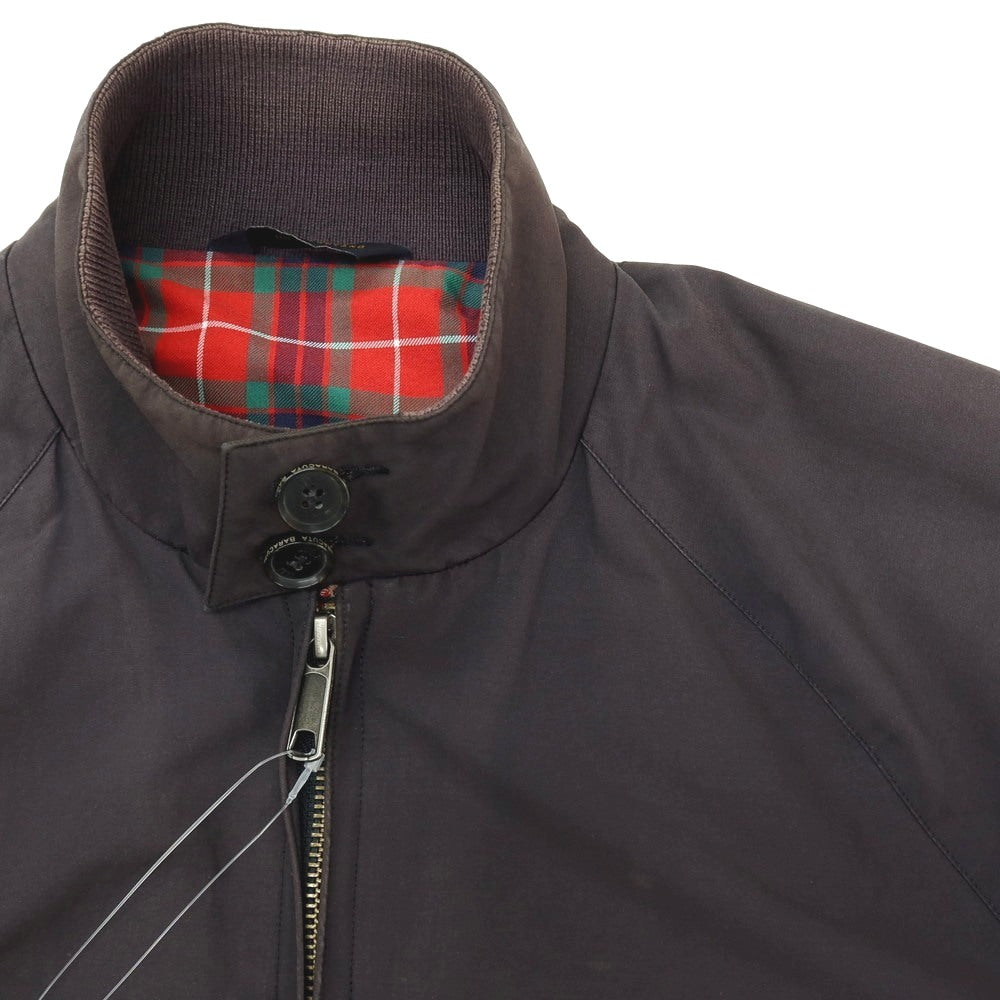 【中古】バラクータ BARACUTA コットンポリエステル G9 ハリントンジャケット スイングトップ グレイッシュネイビー【サイズ36】【 状態ランクD 】【 メンズ 】