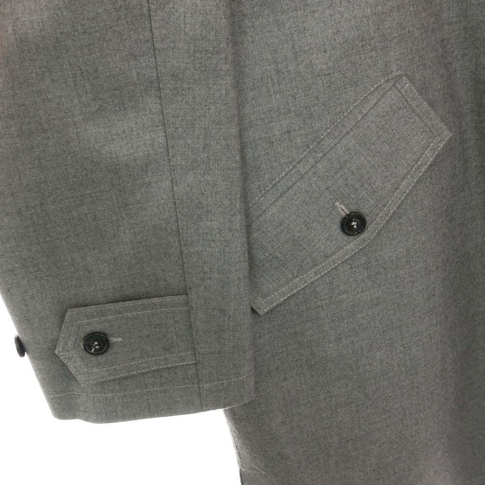 【中古】【未使用】マルタンマルジェラテン Martin Margiela 10 × MACKINTOSH ウール ゴム引き ステンカラーコート グレーxベージュ【サイズ52】【 状態ランクS 】【 メンズ 】