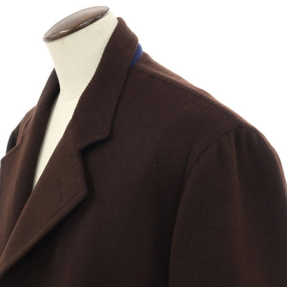 【中古】チェーザレ アットリーニ Cesare Attolini カシミヤ チェスターフィールドコート ブラウン【サイズ表記なし（56位)】【 状態ランクA 】【 メンズ 】