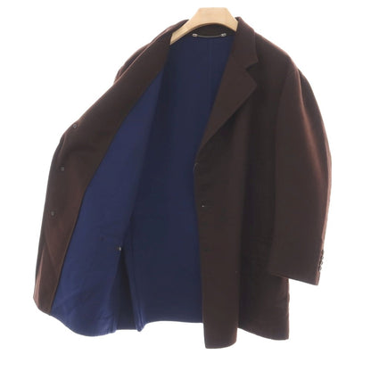 【中古】チェーザレ アットリーニ Cesare Attolini カシミヤ チェスターフィールドコート ブラウン【サイズ表記なし（56位)】【 状態ランクA 】【 メンズ 】