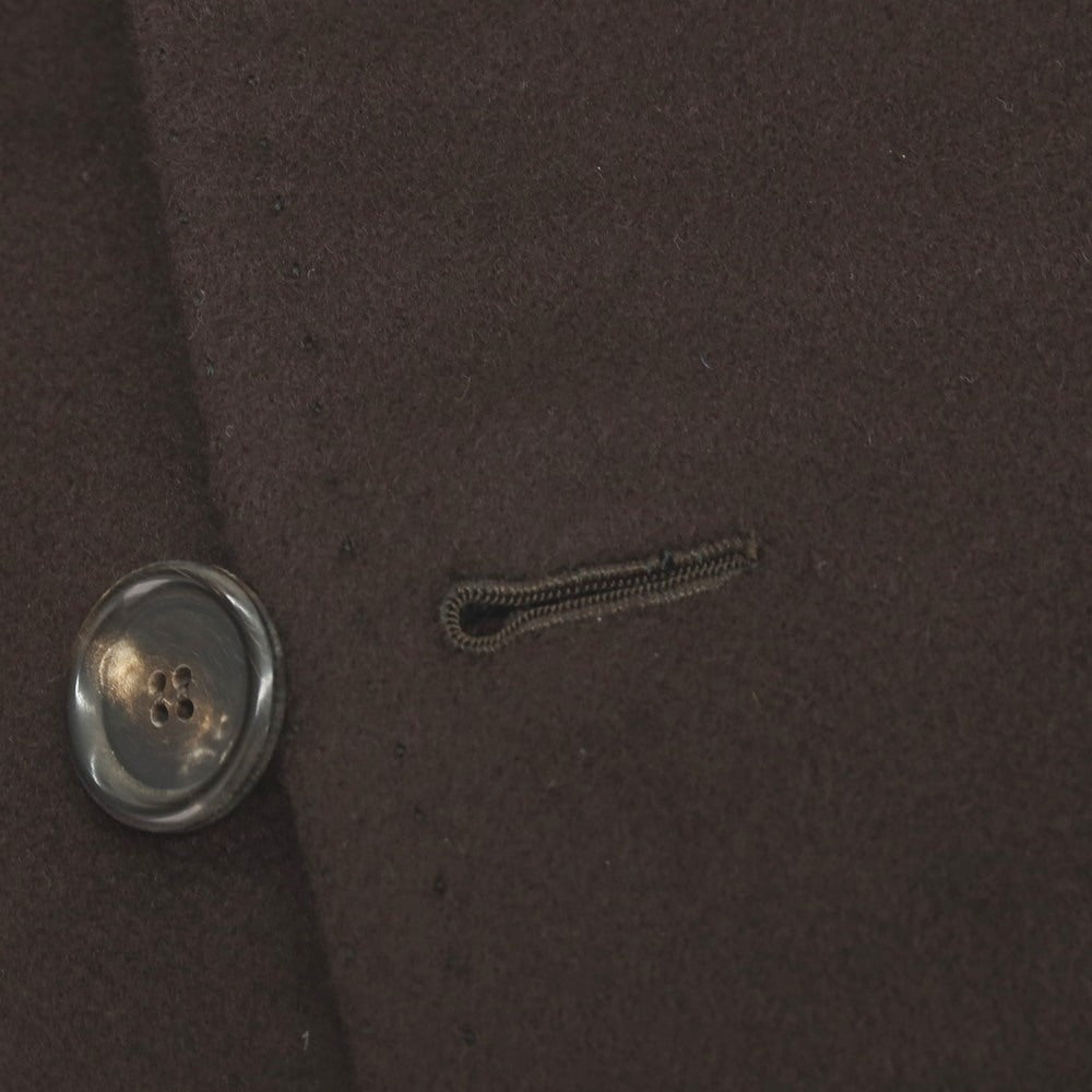 【中古】チェーザレ アットリーニ Cesare Attolini カシミヤ チェスターフィールドコート ブラウン【サイズ表記なし（56位)】【 状態ランクA 】【 メンズ 】