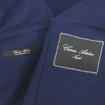 【中古】チェーザレ アットリーニ Cesare Attolini カシミヤ チェスターフィールドコート ブラウン【サイズ表記なし（56位)】【 状態ランクA 】【 メンズ 】