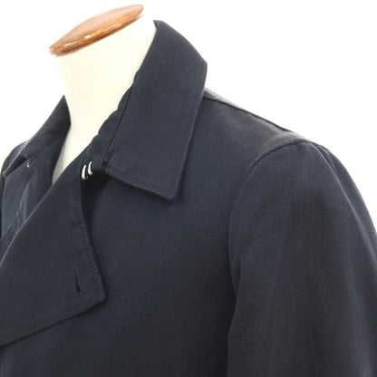 【中古】ラム HLAM ツイル コットンリネン ピーコート ネイビー【サイズM】【 状態ランクC 】【 メンズ 】