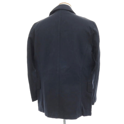 【中古】ラム HLAM ツイル コットンリネン ピーコート ネイビー【サイズM】【 状態ランクC 】【 メンズ 】