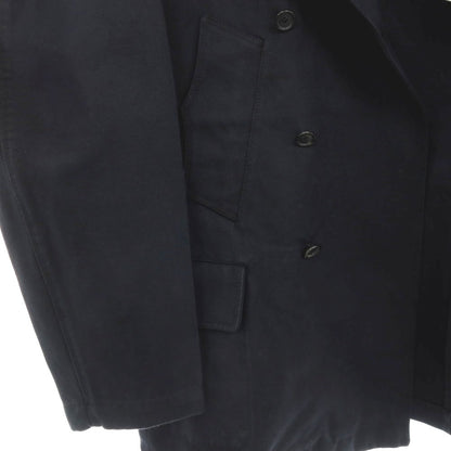 【中古】ラム HLAM ツイル コットンリネン ピーコート ネイビー【サイズM】【 状態ランクC 】【 メンズ 】