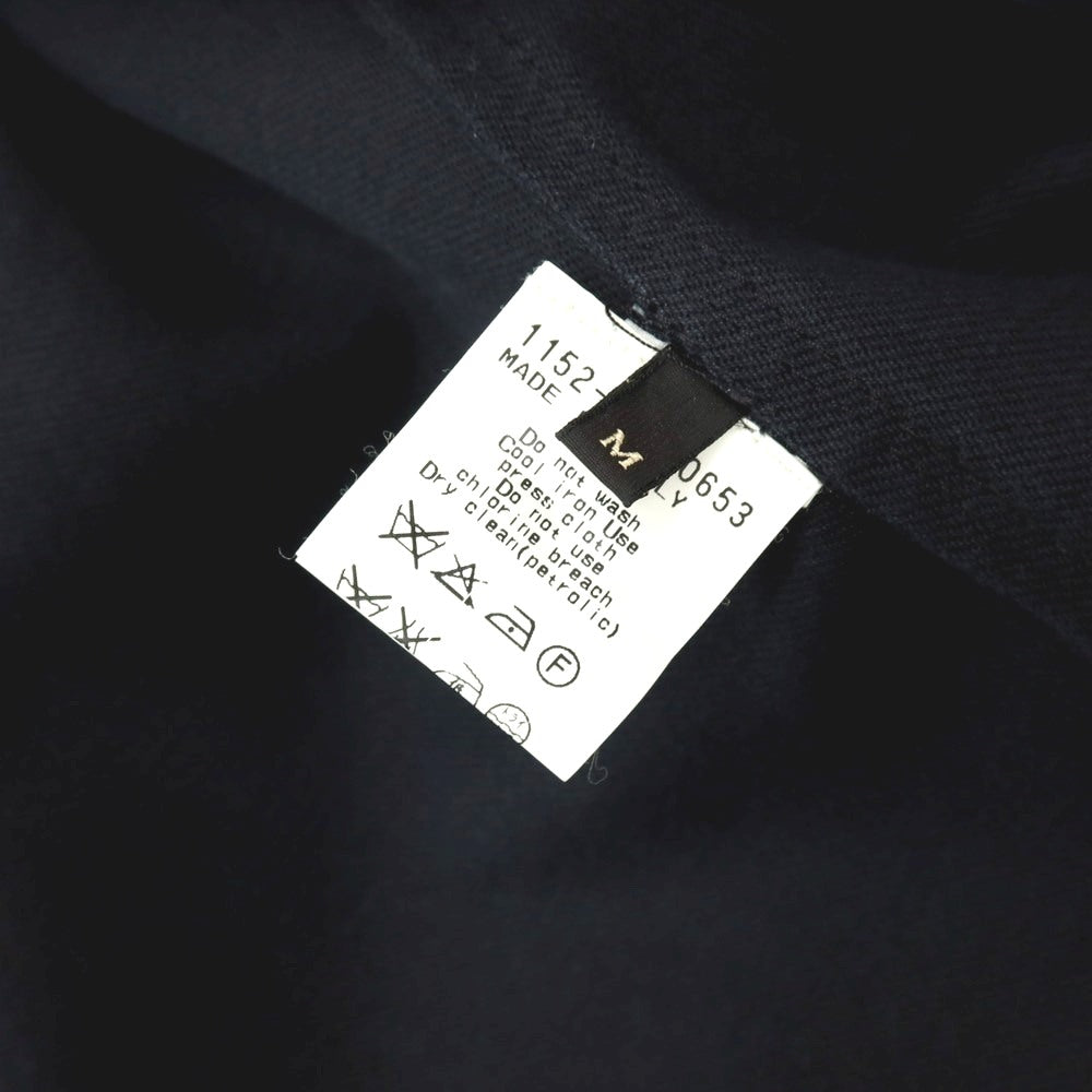 【中古】ラム HLAM ツイル コットンリネン ピーコート ネイビー【サイズM】【 状態ランクC 】【 メンズ 】