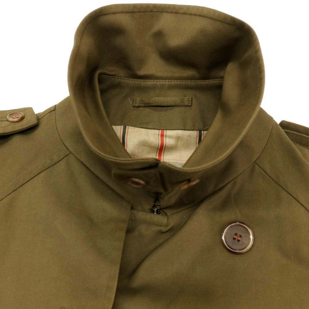 【中古】グレンフェル GRENFELL ポリエステルコットン トレンチコート カーキ【サイズ40】【 状態ランクC 】【 メンズ 】