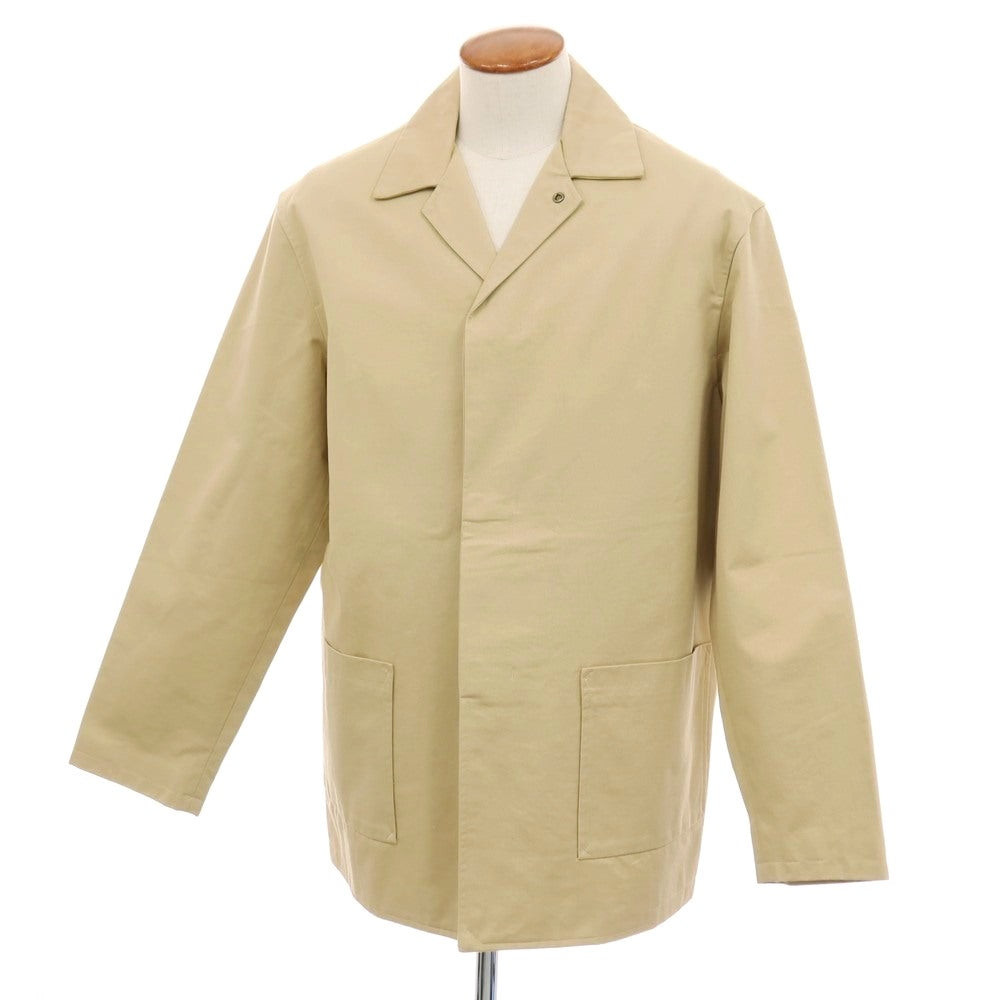 【中古】ジルサンダー JIL SANDER ツイルコットン ジャケット ベージュ【サイズ48】【 状態ランクC 】【 メンズ 】