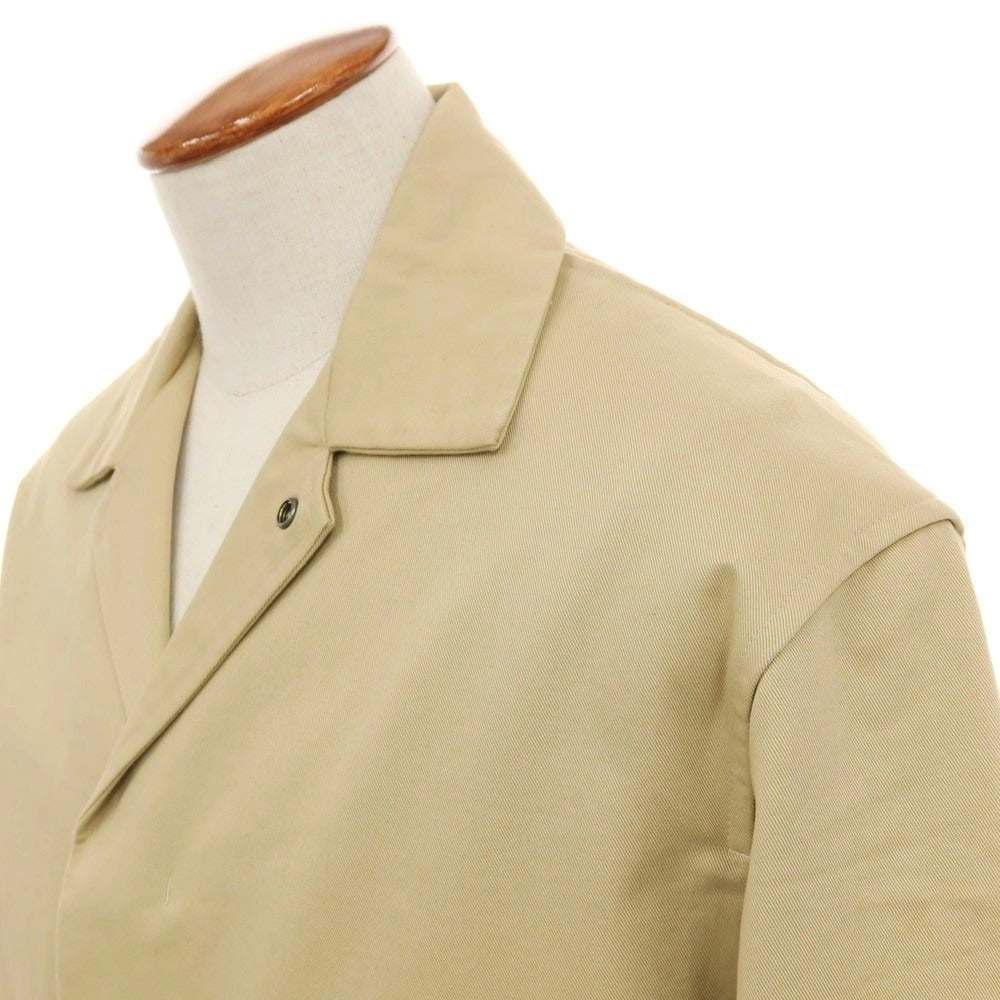 ジルサンダー JIL SANDER テーラードジャケット ベージュ サイズ48 中古】ジルサンダー JIL SANDER ツイルコットン ジャケット ベージュ
