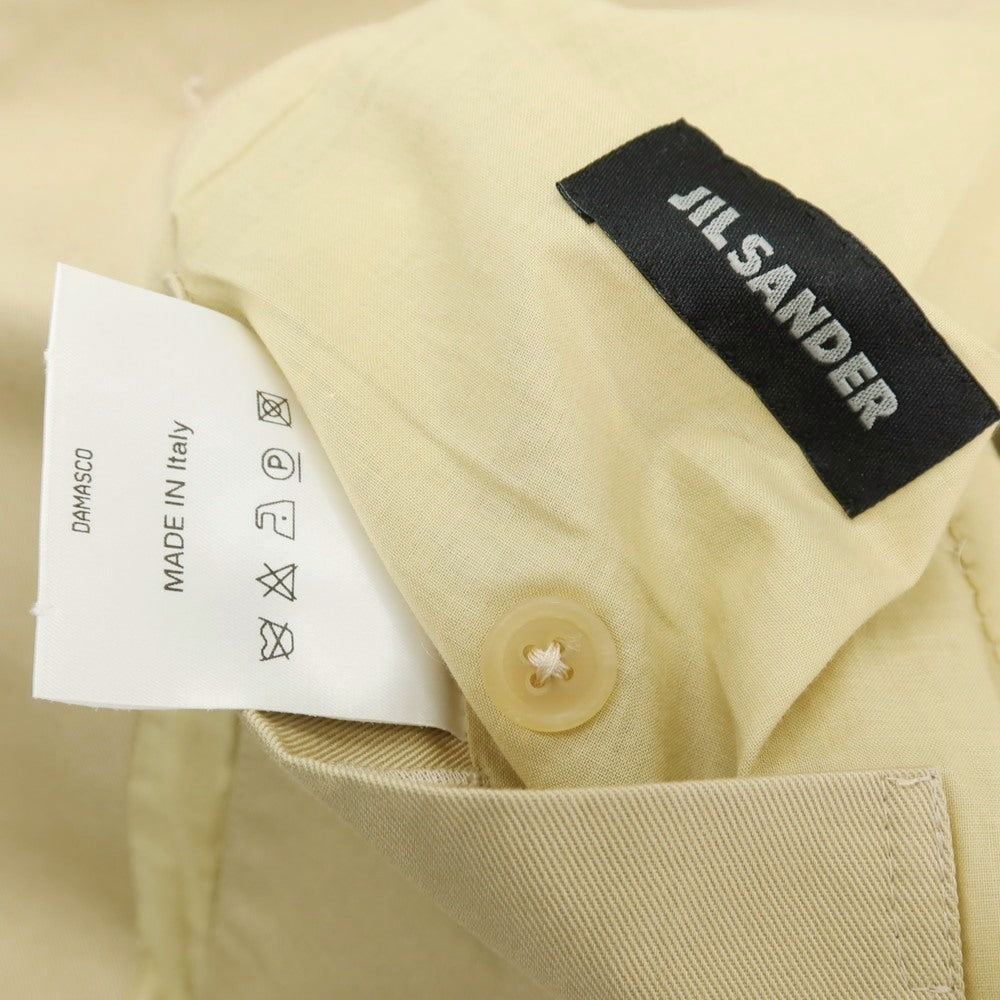 【中古】ジルサンダー JIL SANDER ツイルコットン ジャケット ベージュ【サイズ48】【 状態ランクC 】【 メンズ 】